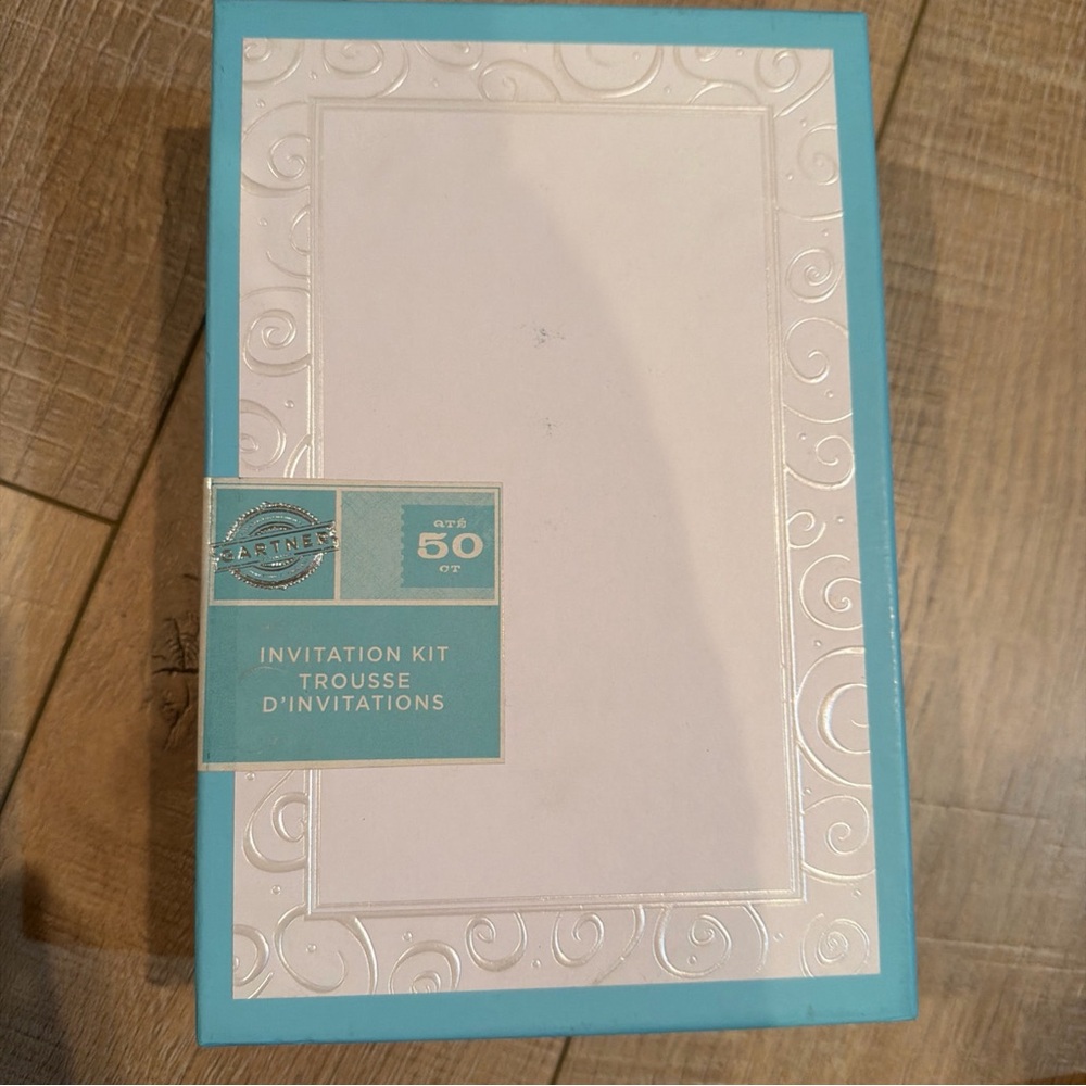 Gartner Studios Swirl Wedding Invitation Kit, Pearl, 50-Count (61042)